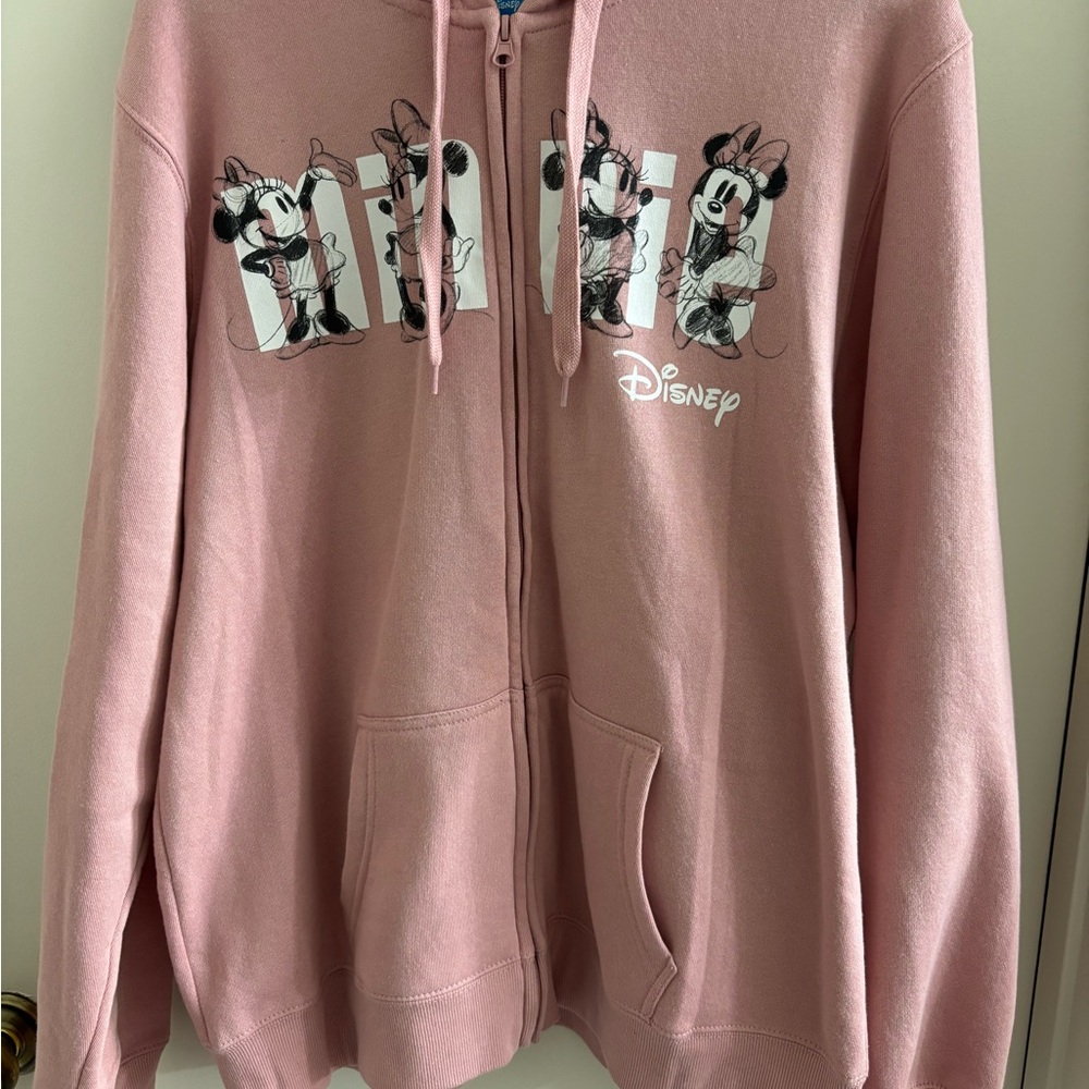 Disney Blush Hoodie with Minnie Mouse Graphic